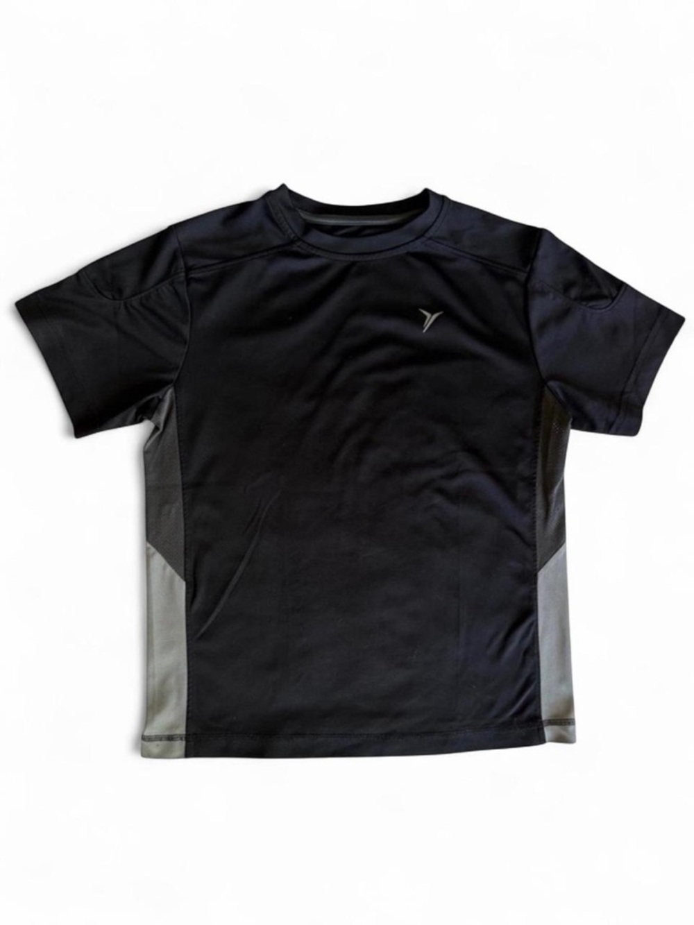Old Navy Boys Active Go-Dry Tech T-Shirt Black Grey Size M (8)